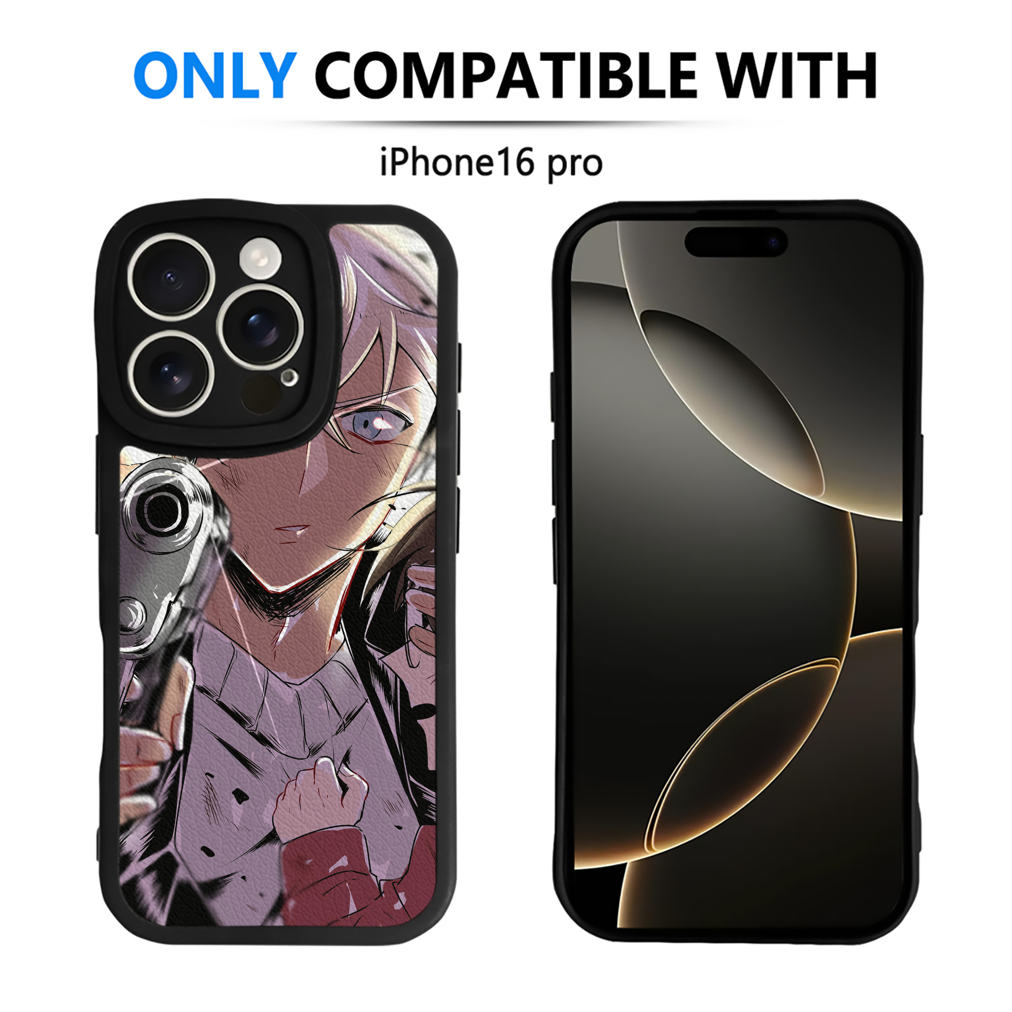 （画像用） 名探偵コナン Detective Conan 【iPhone 16シリーズ対応】シリコンスマホケース（レザー調） 材質：シリコン